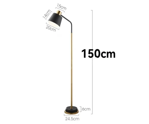 Торшер Арни 07043 Kink Light  чёрный 1 лампа, основание чёрное в стиле лофт
 фото 3