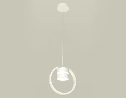 Светильник подвесной XB9101152 Ambrella light белый 1 лампа, основание белое в стиле современный хай-тек 