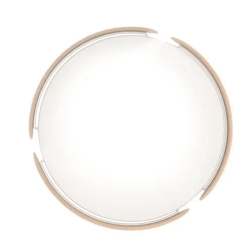 Светильник потолочный LED Valcasotto 901827 Eglo белый на 1 лампу, основание бежевое в стиле современный круглый фото 5