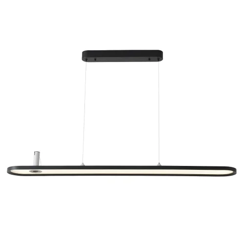 Светильник подвесной LED CONTOUR SP45W LED BLACK Crystal Lux белый на 1 лампу, основание чёрное в стиле современный линейный фото 4