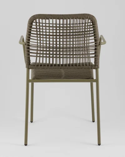Стул Solaia, зелёный УТ000039921 Stool Group, зелёный/ротанг, ножки/металл/зелёный, размеры - *800**** фото 5