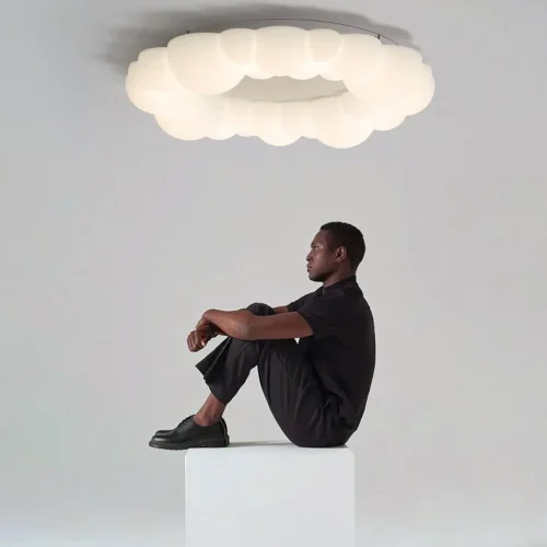 Светильник потолочный ODDLY CH D87 223910-23 ImperiumLoft белый на 1 лампу, основание белое в стиле скандинавский минимализм современный фото 9 Светильник потолочный ODDLY CH D87 223910-23 ImperiumLoft белый на 1 лампу, основание белое в стиле скандинавский минимализм современный фото 9