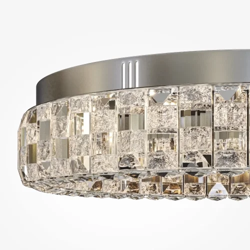 Люстра потолочная LED Castello MOD335CL-L24CH3K Maytoni прозрачная на 1 лампу, основание хром в стиле современный фото 4