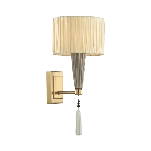 Бра Latte 5403/1W Odeon Light бежевый на 1 лампа, основание бронзовое в стиле классический  фото 4