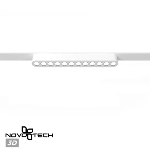 Трековый светильник для низковольтного шинопровода Smal 359243 Novotech белый для шинопроводов серии Smal фото 5