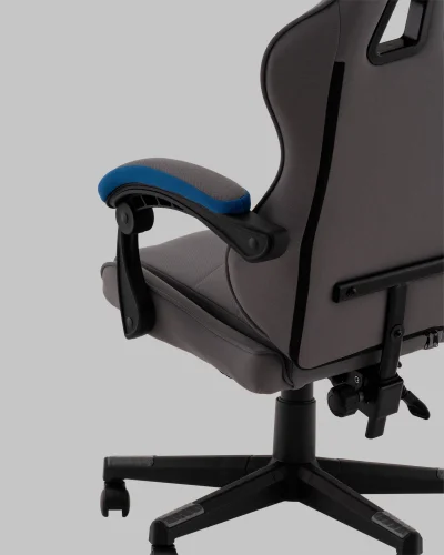 Кресло спортивное TopChairs Phantom, ткань, серо-голубой УТ000039475 Stool Group, серый/текстиль, ножки/полимер/чёрный, размеры - 1170*1270**** фото 7