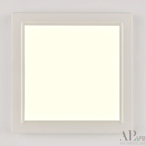 Светильник накладной LED Ingrid 3322.LDF6004M/6W/4K Arte Perfetto Luce белый 1 лампа, основание белое в стиле современный квадратный фото 4