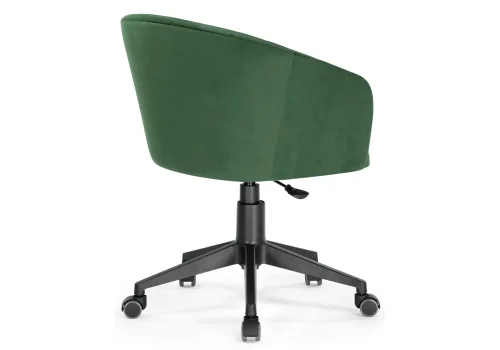 Компьютерное кресло Тибо изумрудный 464220 Woodville, зелёный/велюр, ножки/пластик/чёрный, размеры - *900***600*600 фото 4