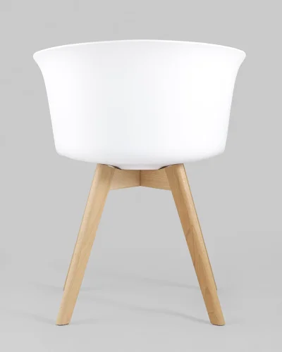 Стул Blossom с подушкой белый УТ000005382 Stool Group, белый/ткань, ножки/дерево/бежевый, размеры - ***** фото 7