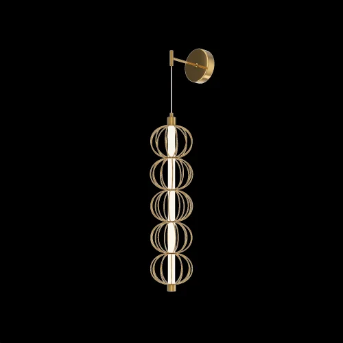 Бра LED Golden Cage MOD216WL-L10G3K Maytoni золотой белый на 1 лампу, основание золотое в стиле современный арт-деко фото 8