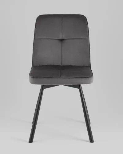 Стул Boun, вращающийся, велюр темно-серый УТ000041915 Stool Group, /, ножки//, размеры - *****