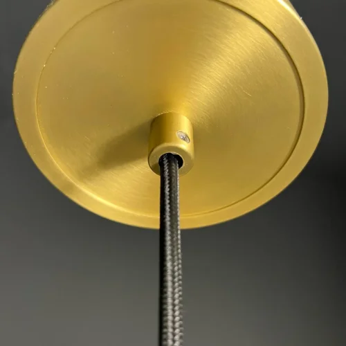 Светильник подвесной MELANY 189562-23 ImperiumLoft прозрачный 1 лампа, основание латунь в стиле современный  фото 16