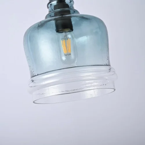 Светильник подвесной Adria 101277-26 ImperiumLoft прозрачный 1 лампа, основание чёрное в стиле современный  фото 10