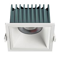Светильник точечный LED Ciclone 385246 Lightstar белый на 1 лампу, основание белое в стиле современный квадратный