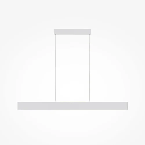 Светильник подвесной LED Step P010PL-L30W4K Maytoni белый на 1 лампу, основание белое в стиле хай-тек минимализм линейный фото 5
