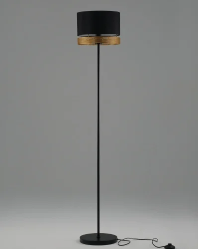 Торшер Gela V10630-1F Moderli  золотой чёрный 1 лампа, основание чёрное в стиле современный лофт
 фото 4