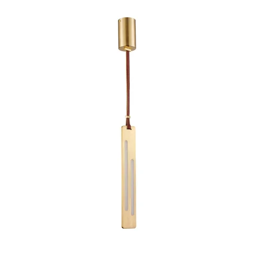 Светильник подвесной LED Odit 4219-1P Favourite латунь 1 лампа, основание латунь в стиле современный  фото 2