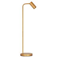 Настольная лампа Астор 545043501 DeMarkt золотая 1 лампа, основание золотое металл в стиле хай-тек современный 