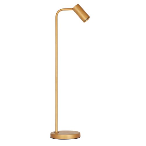 Настольная лампа Астор 545043501 DeMarkt золотая 1 лампа, основание золотое металл в стиле хай-тек современный 