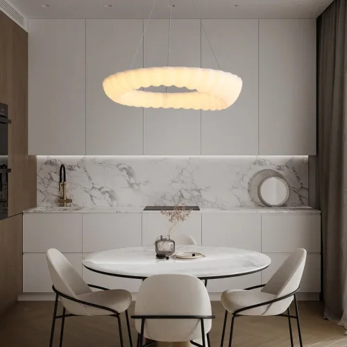 Люстра подвесная ODDLY B D60 220265-23 ImperiumLoft белая на 1 лампу, основание белое в стиле скандинавский минимализм современный фото 7 Люстра подвесная ODDLY B D60 220265-23 ImperiumLoft белая на 1 лампу, основание белое в стиле скандинавский минимализм современный фото 7