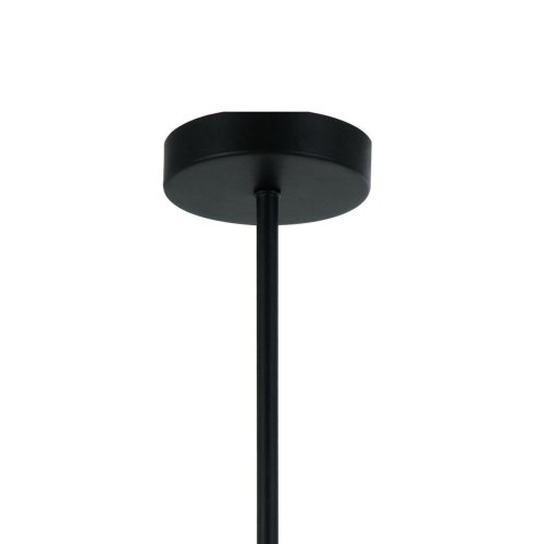 Люстра на штанге Avena 2569-6P F-promo янтарная на 6 ламп, основание чёрное в стиле современный  фото 3