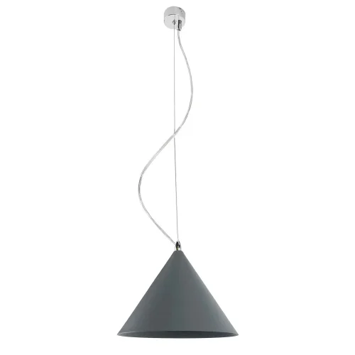 Светильник подвесной Robin LH032058 LightHall графит на 1 лампу, основание хром в стиле современный Светильник подвесной Robin LH032058 LightHall графит на 1 лампу, основание хром в стиле современный