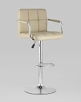 Стул барный Малави, бежевый NP УТ000039149 Stool Group, /экокожа, ножки/металл/, размеры - 910*1110****