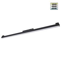 Трековый светильник LED с переключателем цветовой темперетуры Flum 359621 Novotech чёрный для шинопроводов серии Flum чёрный Трековый светильник LED с переключателем цветовой темперетуры Flum 359621 Novotech чёрный для шинопроводов серии Flum чёрный