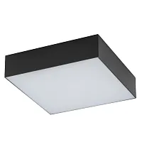 Светильник потолочный ЛЕД Квадрат (Square Led) 10434-NW Nowodvorski чёрный на 1 лампу, основание чёрное в стиле современный 