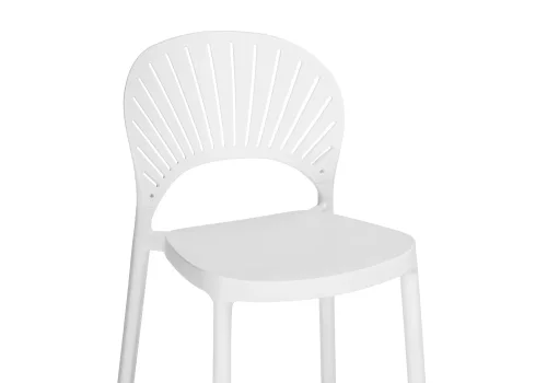 Барный стул Sim white 15693 Woodville, белый/, ножки/пластик/белый, размеры - ****530*530 фото 5