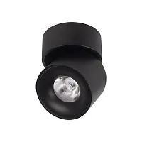 Светильник накладной LED Tictac 10180 Black 3000K LOFT IT чёрный 1 лампа, основание чёрное в стиле современный круглый