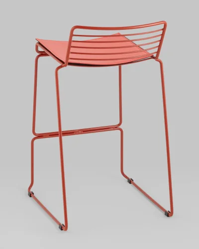 Стул полубарный Danny, бордовый, с подушкой УТ000038990 Stool Group, /, ножки//, размеры - *800***380*470 фото 6