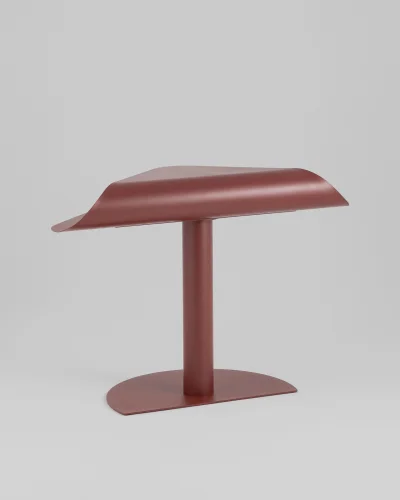 Журнальный столик Cornea, металл, бордовый УТ000041895 Stool Group столешница из фото 4