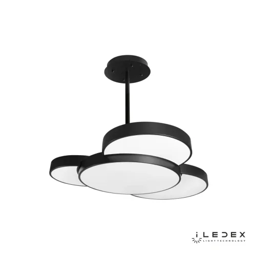 Светильник потолочный LED с пультом Demure 9127-930-D-T BK iLedex белый чёрный 1 лампа, основание чёрное в стиле современный хай-тек с пультом фото 5