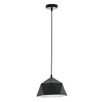 Светильник подвесной Brigitte MR1401-1P MyFar чёрный 1 лампа, основание чёрное в стиле современный скандинавский лофт 