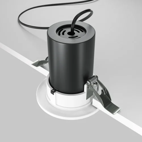 Светильник точечный LED Hidden DL045-01-10W4K-W Maytoni белый на 1 лампу, основание белое в стиле современный хай-тек фото 8