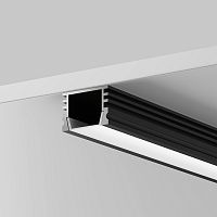 Алюминиевый профиль накладной 16x12 (Черный, 2 м), ALM-005-B-2M 631005 Maytoni цвет LED K, световой поток Lm