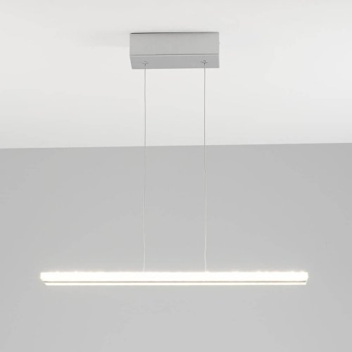 Светильник подвесной LED Holo V1940-PL Moderli серый 1 лампа, основание серое в стиле хай-тек линейный