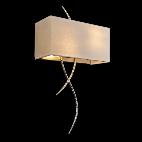 Бра Romance 10457 Silver LOFT IT белый на 2 лампы, основание серебряное в стиле современный арт-деко фото 4