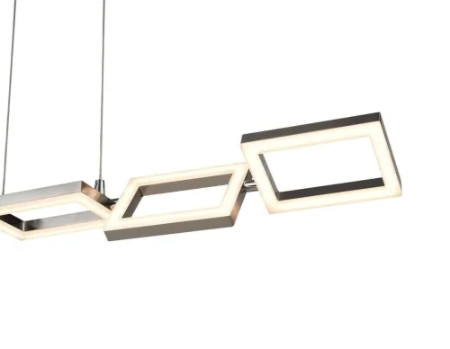 Светильник подвесной LED Retta VL7015P05 Vele Luce серый чёрный на 1 лампу, основание чёрное серое в стиле хай-тек фото 3