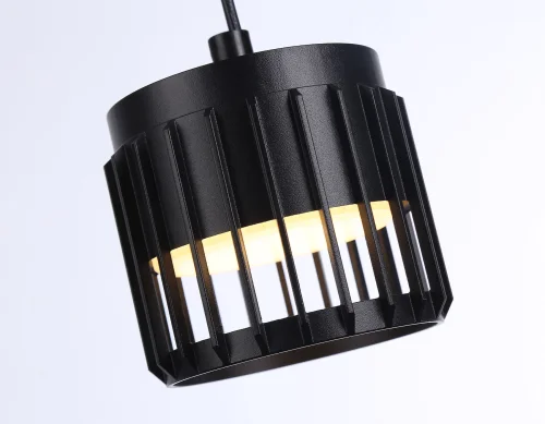 Светильник подвесной TN71171 Ambrella light чёрный 1 лампа, основание чёрное в стиле хай-тек современный  фото 5