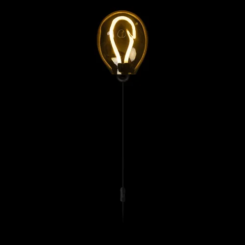 Бра с выключателем LED Joy 10291 Yellow LOFT IT жёлтый на 1 лампа, основание чёрное в стиле арт-деко  фото 5