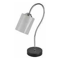 Настольная лампа 10170 10170/T Escada белая 1 лампа, основание чёрное металл в стиле современный 