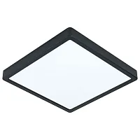 Светильник накладной LED Fueva 5 99257 Eglo белый чёрный на 1 лампу, основание чёрное в стиле современный квадратный