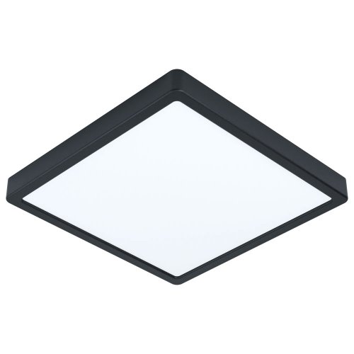 Светильник накладной LED Fueva 5 99257 Eglo чёрный белый 1 лампа, основание чёрное в стиле современный квадратный