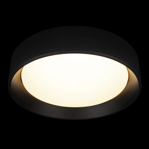 Светильник потолочный LED Coin 10202 BB LOFT IT белый на 1 лампу, основание чёрное в стиле современный круглый фото 2