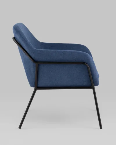 Кресло Шелфорд New, синий УТ000038602 Stool Group, /, ножки//чёрный, размеры - *810***660*680мм фото 7