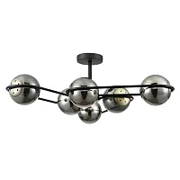 Люстра потолочная Camilie 8060/6C Lumion на 6 ламп, основание чёрное в стиле современный 