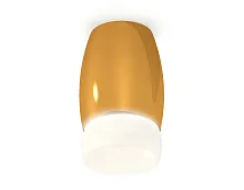 Светильник накладной Techno spot XS1125023 Ambrella light жёлтый золотой 1 лампа, основание жёлтое золотое в стиле модерн круглый