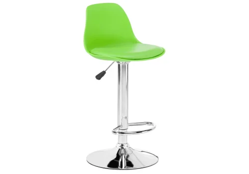 Барный стул Soft 15034 Woodville, зелёный/экокожа, ножки/металл/зелёный, размеры - *****